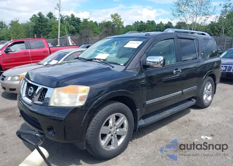 2012 Nissan Armada Platinum из США, поврежденный, VIN 5N1AA0NE4CN616079